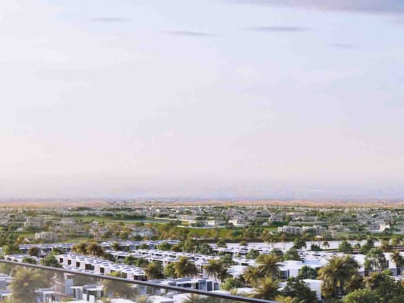 Bird Eye View of Violet 3, Damac Hills 2