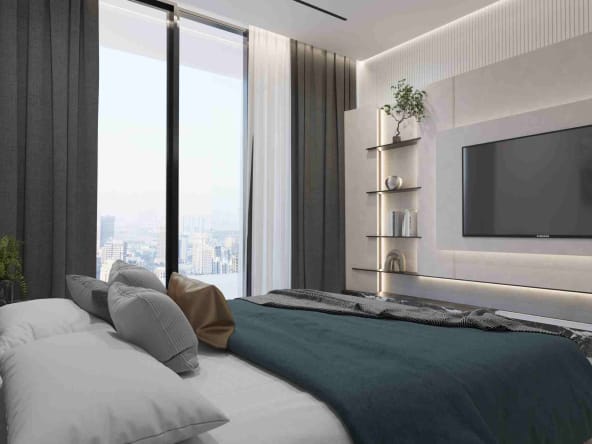 Barari Lagoons Bedroom View