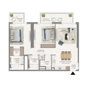 Marina Cove 2BHK