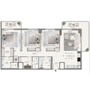 Pier Point 2 - 3 Bedroom