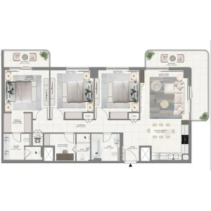 Pier Point 2 - 3 Bedroom