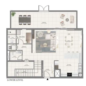 Pier Point 2 - 3BHK Townhouse Lower Level