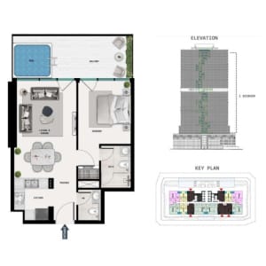 Samana Barari Lagoons - 1BHK