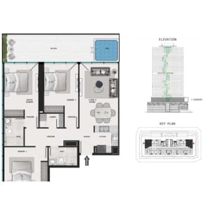 Samana Barari Lagoons - 3BHK