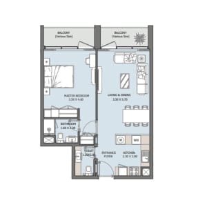 Verdana X - 1 Bedroom Apartment