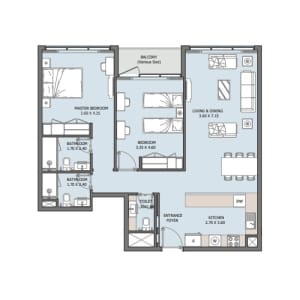 Verdana X - 2 Bedroom Apartment