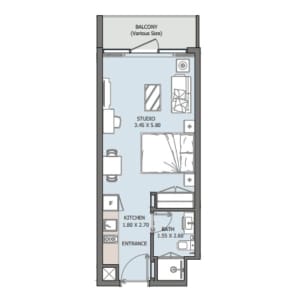 Verdana X - Studio Apartment