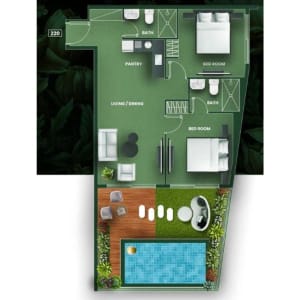 Aqua Flora - 2BHK