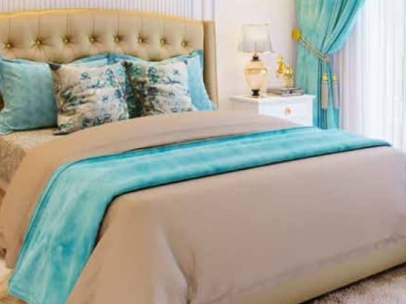 Aqua Flora Bedroom