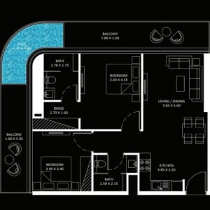 Bayz 101 - 2BHK