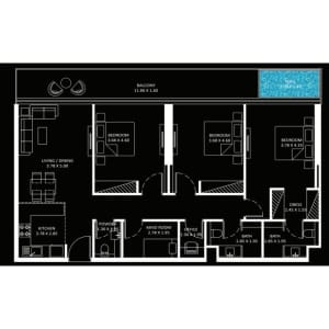 Bayz 101 - 3BHK