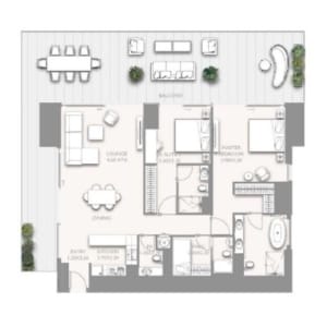 Fairmont Residences Solara Tower - 2BHK