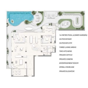 Fairmont Residences Solara Tower - 5BHK