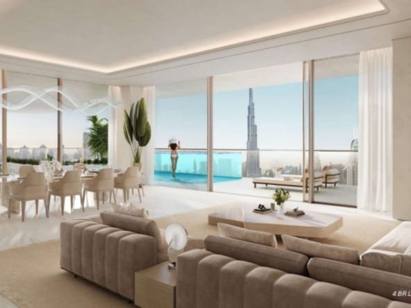Fairmont Residences Solara Tower Living Area