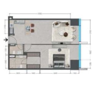 Tiger Sky Tower - 1BHK