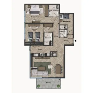 All Seasons Residence - 2BHK