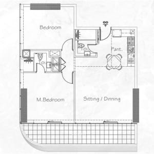 ELECTRA - 2BHK