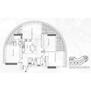 ELECTRA - 3BHK