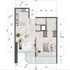 Guzel Towers - 1BHK