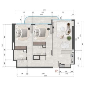 Guzel Towers - 2BHK