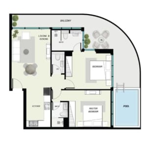 Samana Avenue - 2BHK
