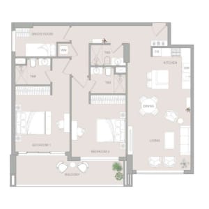VERDAN1A 1 - 2BHK
