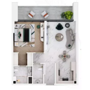 Vega Residence - 1BHK