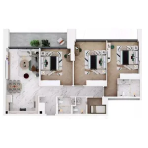 Vega Residence - 3BHK