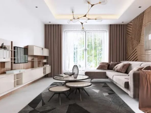 Binghatti Heights Living Area