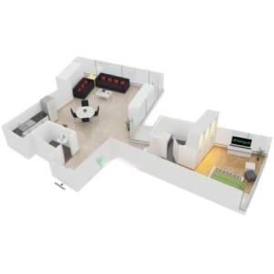 Damac Heights Floor Plan 1