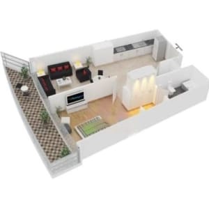 Damac Heights Floor Plan 4