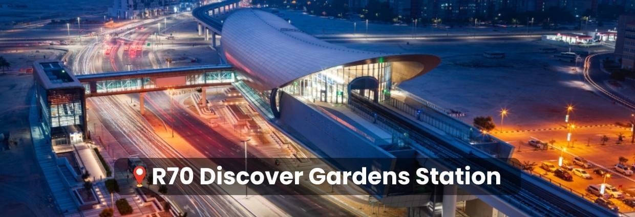 Discovery Gardens Metro Station Dubai