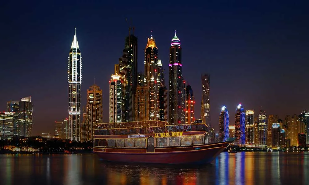Cruise Across Dubai Waters on a Dhow