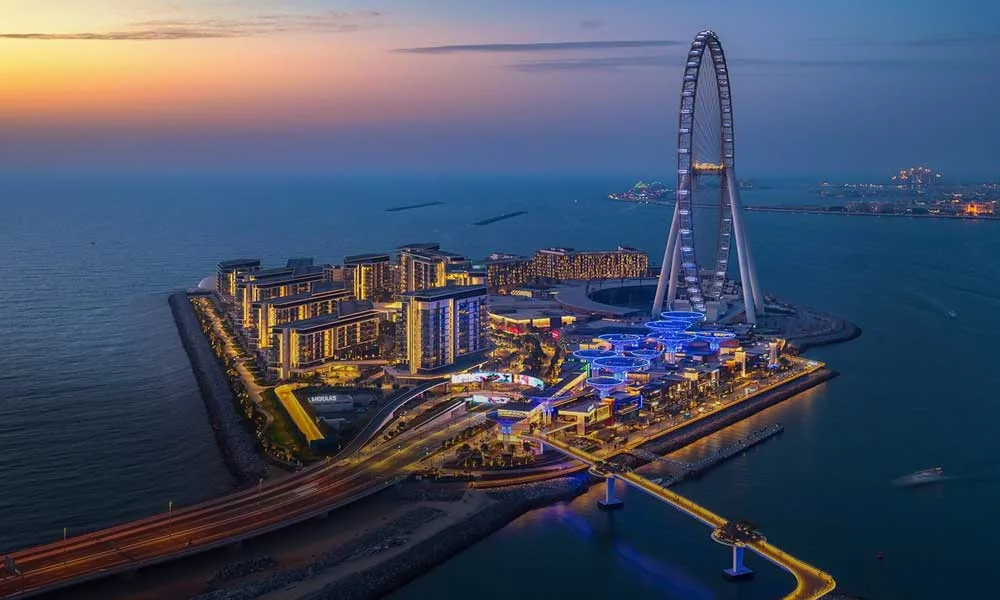 View Dubai from the Sky at Ain Dubai