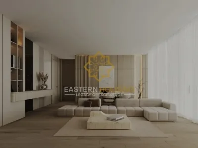 Binghatti Hills Living Room View