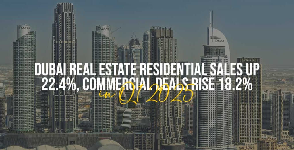 Dubai Real Estate Residential Sales up 22.4%,