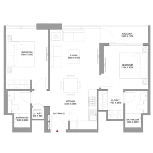 Florine Beach Residences 2BHK