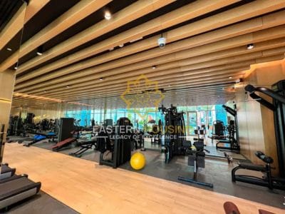 Fully Furnished Studio Apartment for Rent in Dubai Science Park - Gym View