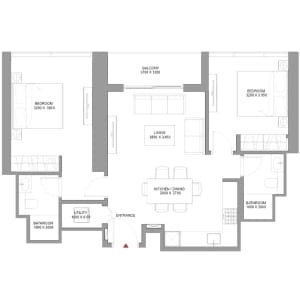 Skyvue Stellar 2BHK
