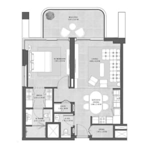 HYDE Residences 1BHK