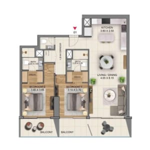 Marriott Residences 2BHK