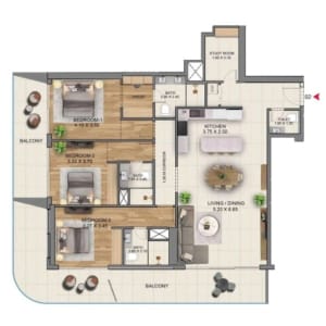 Marriott Residences 3BHK
