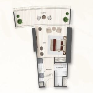 Binghatti Flare Studio