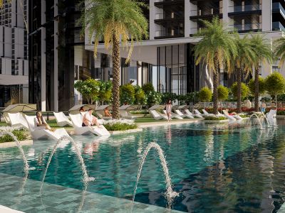 2 Bedroom Apartment for Sale in The Horizon at Sobha Central, Pool View