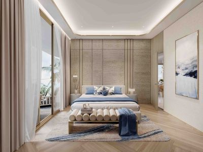 3 Bedroom Apartment for Sale in Beach Walk Grande 2 by Imtiaz, Furnished Bedroom