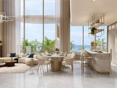 3 Bedroom Apartment for Sale in Beach Walk Grande 2 by Imtiaz, Living Area
