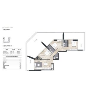 Binghatti Ghost 3 BHK