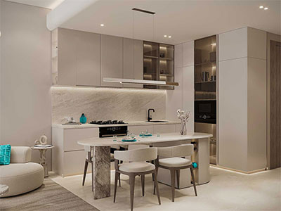 1 Bedroom Apartment for Sale in Reef 998 (798 sqft) Dining Table