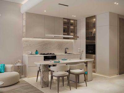 3 Bedroom Furnished Apartment for Sale in Reef 998 (1397 sqft) Kitchen
